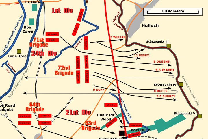 The advance by 24th Division