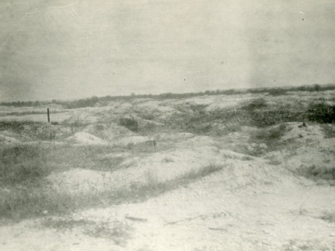 The battlefield in 1917