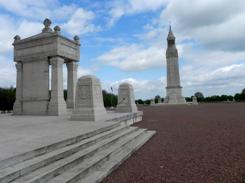 The exterior altar and lantern tower