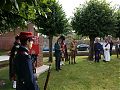 Members of 14-18 en Somme in period uniforms
