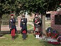 Yves Holbeque from the Somme Battlefield Pipe Band