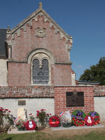 Monument to the 15th Bn CEF at Warvillers