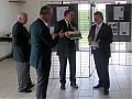 M Decherf received two commemorative plaques from General Young