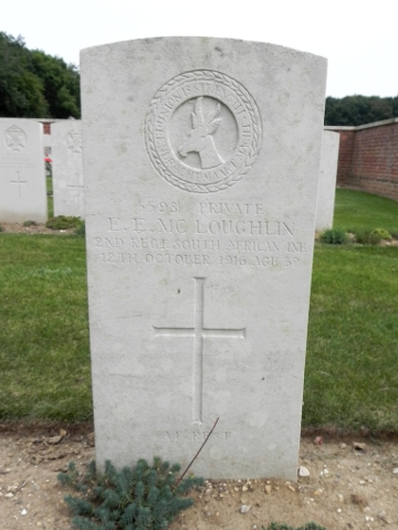 Private E McLoughlin