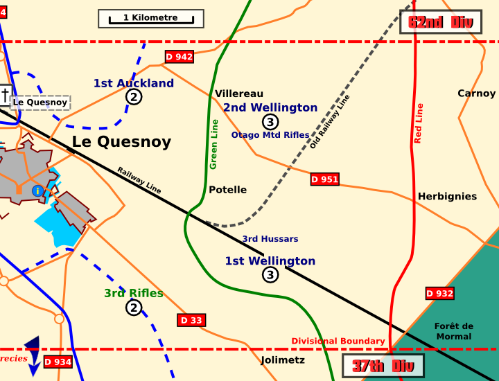 Le Quesnoy, afternoon 4th November 1918