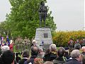 Gathering around the Digger Monument