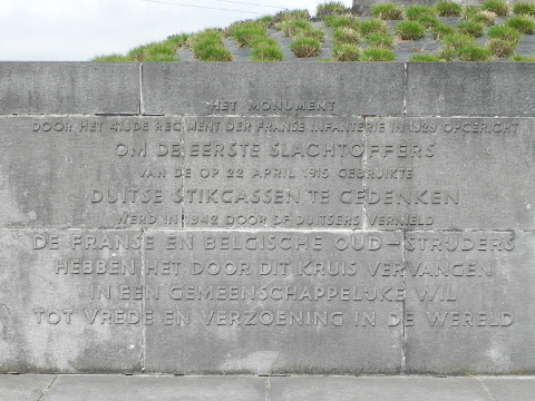 The inscription in Flemish