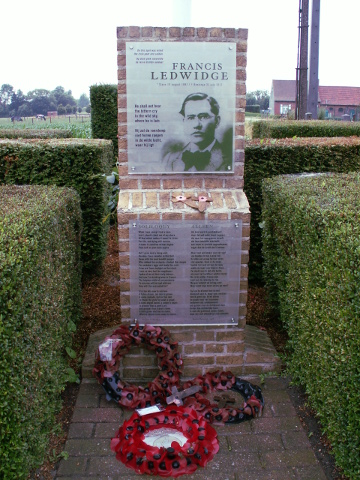 Edward Ledwidge, Memorial