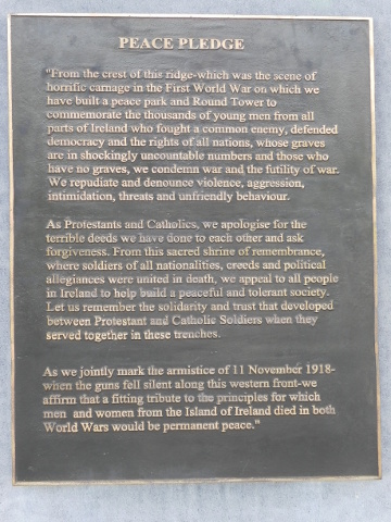 The peace pledge