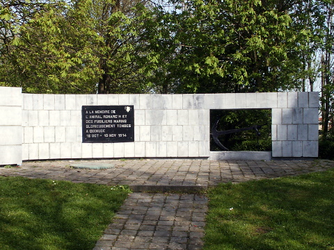 Memorial to Amiral Ronarc'h and the Fusiliers Marins