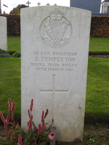 Rifleman J Templeton