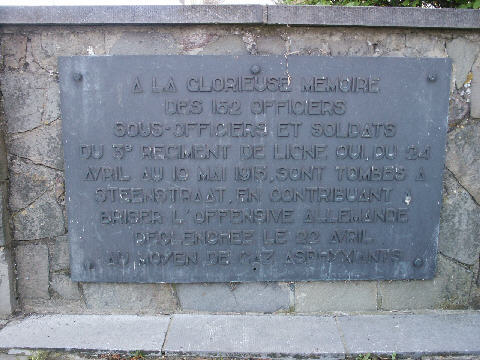 Plaque on the wall