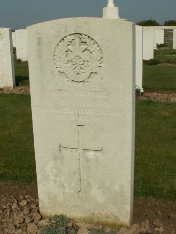 Private J Hutchinson