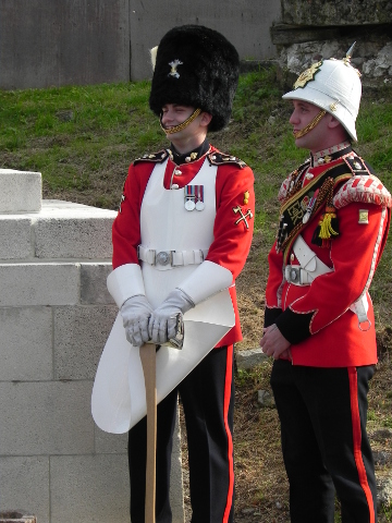 Pioneer and Bugler from the Royal Welsh