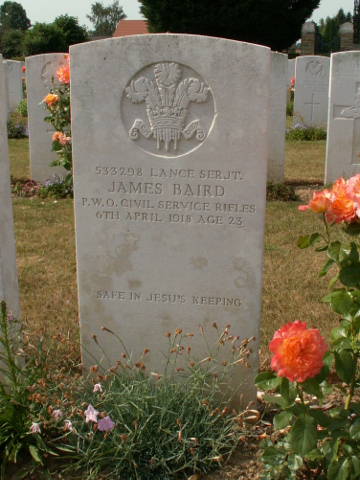 Lance Serjeant James Baird