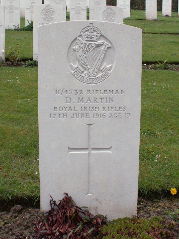 Rifleman David Martin