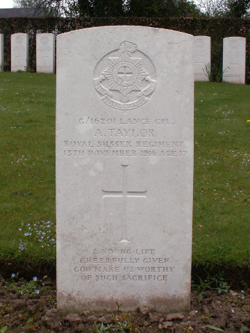 Lance Corporal Albert Taylor