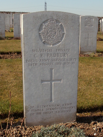 Private Cyril Padbury