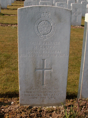 Private Harold Coupe