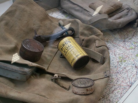 A British soldier's, Bird's egg substitute