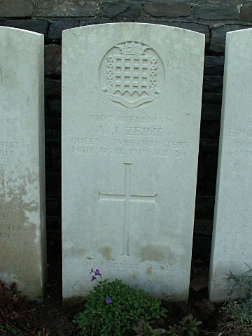 Rifleman Albert Zeims