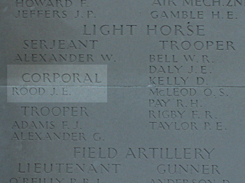 Corporal John Rood
