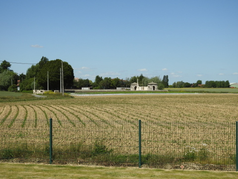VC Corner Cemetery was in no man's land