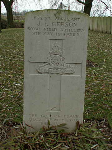 Serjeant James Geeson