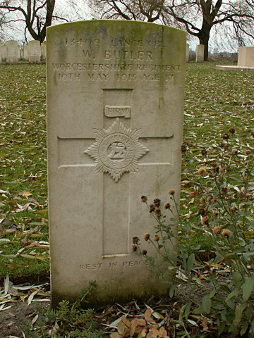 Lance Corporal W Butler