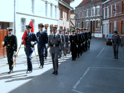The arrival of the Portuguese Guard of Honour