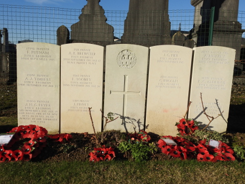 Men from the 10th Bn Essex Regiment