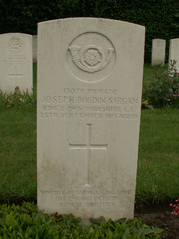 Private Joseph Sargan