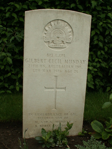 Lance Corporal Gilbert Munday