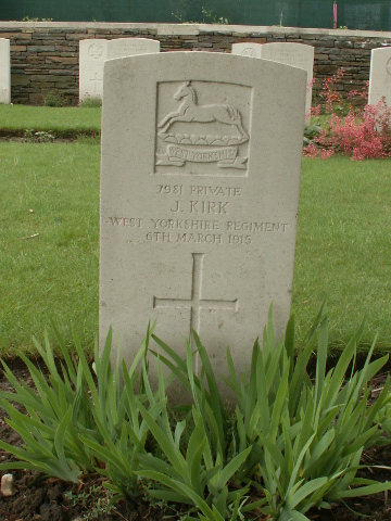 Private Ernest Kirk