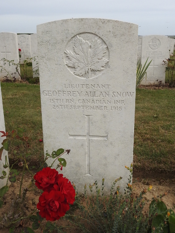 Lieutenant Geoffrey Snow