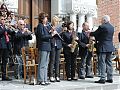 Music was provided by the fanfare from Vraux-Vraulcourt