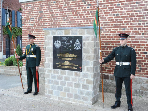 Memorial plaque to the Essex Regiments at Monchy le Preux