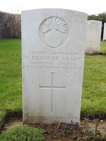 2nd Lieutenant Alexander Grant