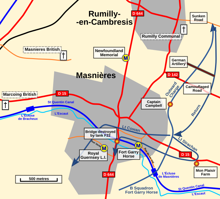 The Fort Garry Horse cavalry charge