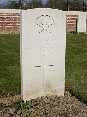 Private Milsom Parr