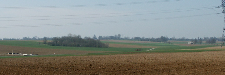 The cemetery from Rossignol Wood