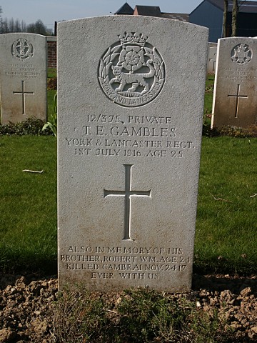 Private Thomas Gambles