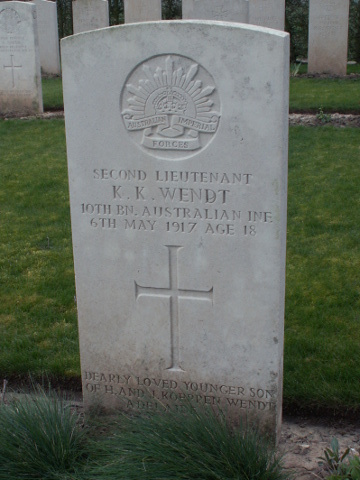 2nd Lieutenant Kenneth Wendt