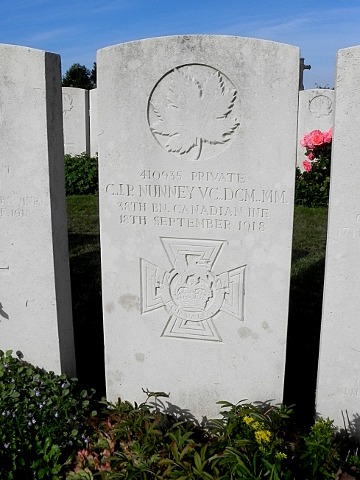 Claude Nunney VC DCM MM