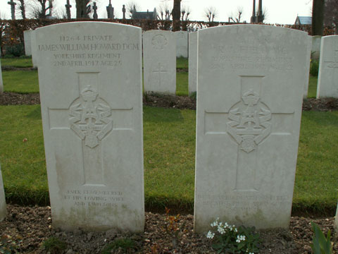 Private Howard and Captain Field