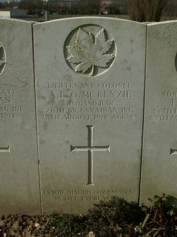 Lt Colonel Archibald McKenzie DSO and Bar