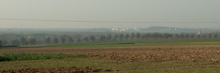 Looking back across the battlefield towards Tilloy