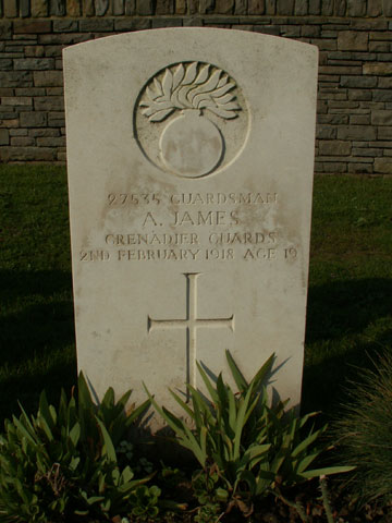Guardsman Arthur James