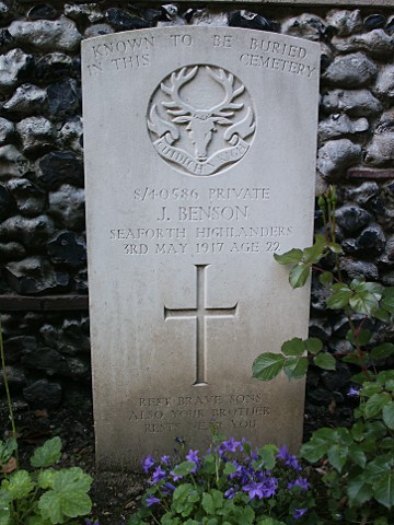 Private James Benson