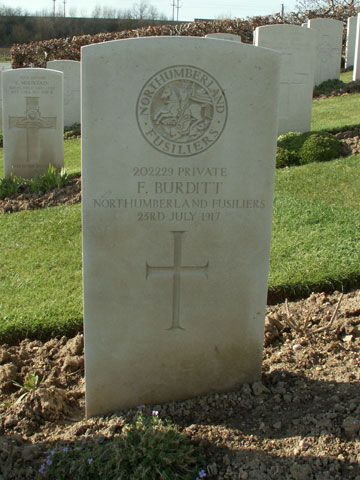 Private Frank Burditt
